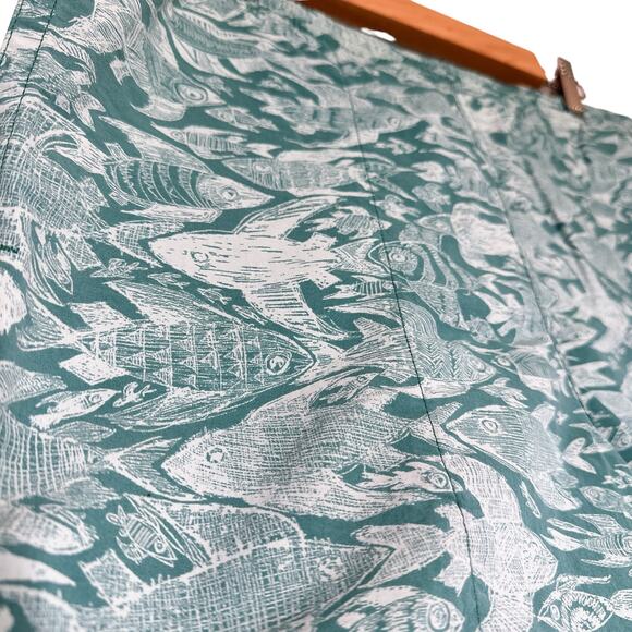 Patagonia 5" Baggies Shorts Sketchy Fish Gem Green Medium (L / XL Fit: See Note) - Picture 6 of 14